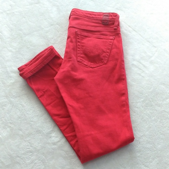 Ag Adriano Goldschmied Denim - AG red The Stilt jeans